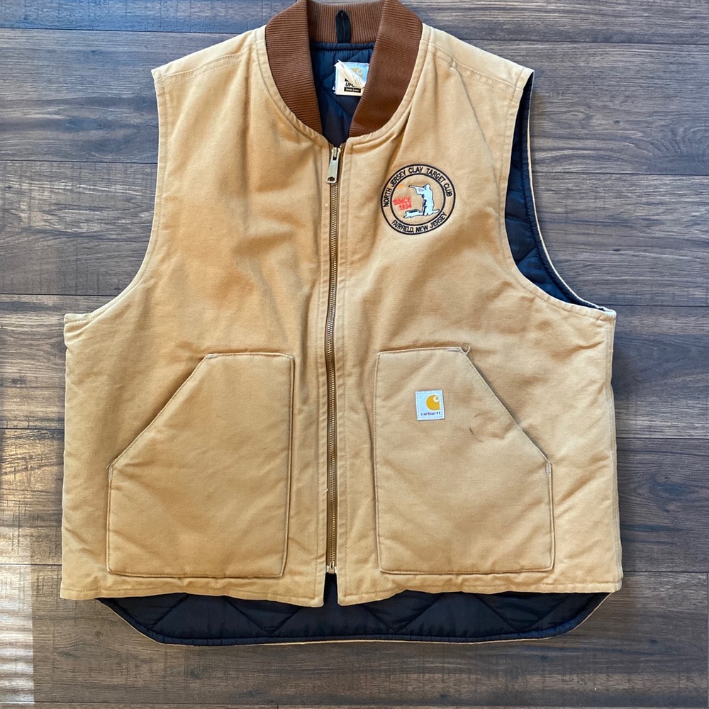Vintage vest work style carhart